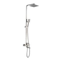Душевая система, тропический душ, нерж. сталь VALFEX Antares Steel (4)