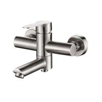 Смеситель для ванны, короткий излив, нерж. сталь VALFEX Andromeda Steel (10)